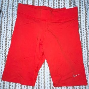 Nike mid rise biker shorts